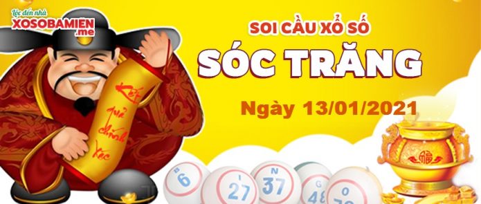 du doan xo so soc trang 13/01/2021