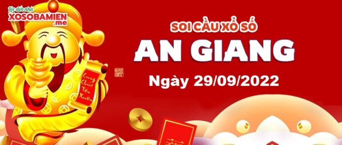 Kết quả XSAG ngày 22/09: Giải ĐB: 700495 Giải nhất: 65232 Thông tin thống kê cầu Pascal: 70049565232 7043411755 747752820 11427002 2569702 715672 86139 4742 116 27 Kết quả: 27 - 72