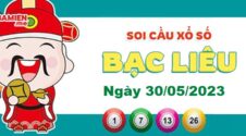 Dự đoán xổ số Bạc Liêu ngày 30/05/2023 – Soi cầu Bạc Liêu