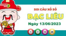 Dự đoán xổ số Bạc Liêu ngày 13/06/2023 – Soi cầu Bạc Liêu